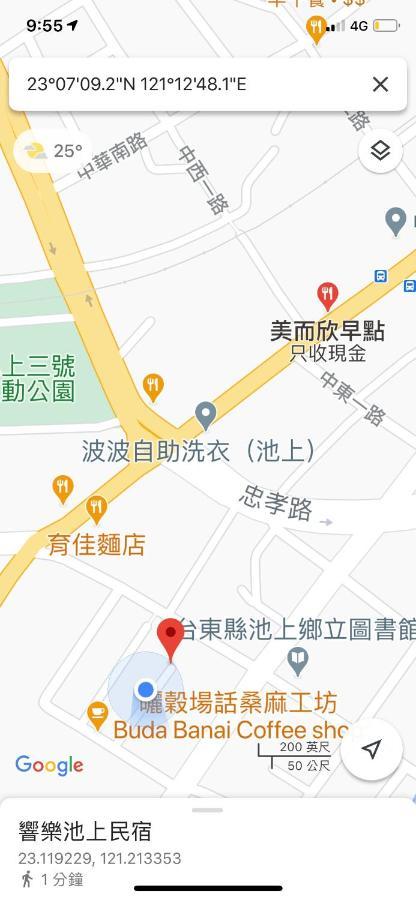 響樂池上電梯民宿1663 Chishang Music Guesthouse ภายนอก รูปภาพ
